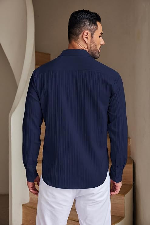 Imported Popcorn Texture Shirts – Unisex Luxury Fit
