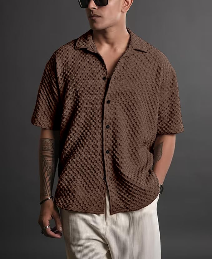 Popcorn Bubble Tee – Timeless Luxury Meets Trendy Comfort